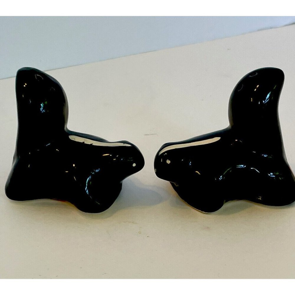 VTG Skunks Salt and Pepper Shakers Japan